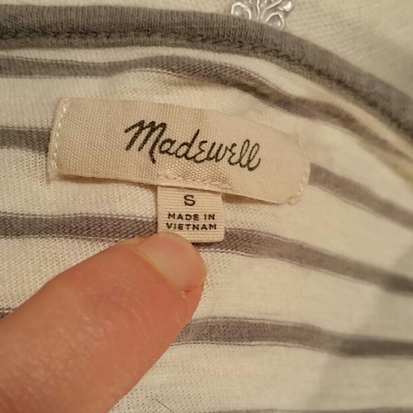 Madewell Forward Seam Stripe Tank sz s - Picture 8 of 8